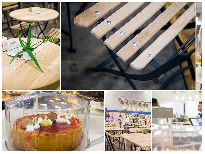 One of many relaxing restaurant areas